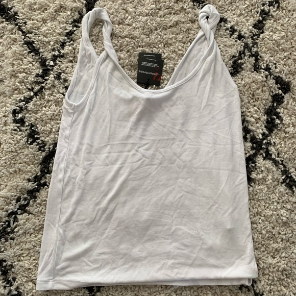n:philanthropy Whiskey Twist Tank in White - Picture 5 of 6